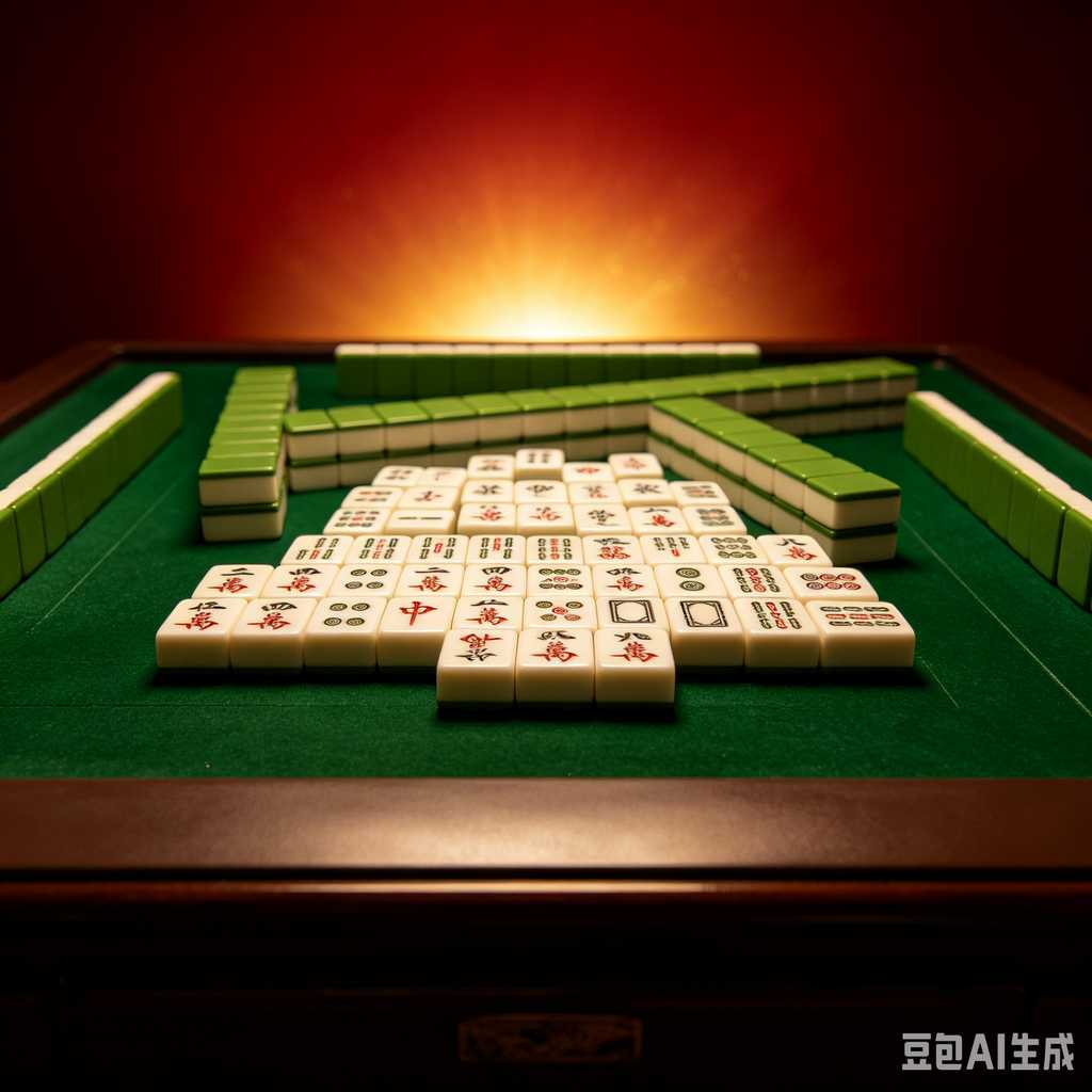 pink mahjong set