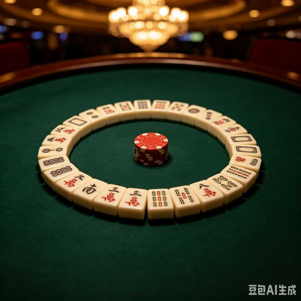 modern oriental mahjong set